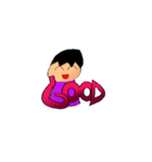 The 11 years old boy（個別スタンプ：9）