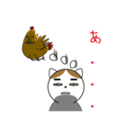 粗眉貓吉（個別スタンプ：7）