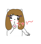 粗眉貓吉（個別スタンプ：18）