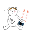 粗眉貓吉（個別スタンプ：21）