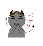 粗眉貓吉（個別スタンプ：22）