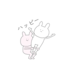 全てがゆるいうさぎ（個別スタンプ：5）