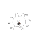 全てがゆるいうさぎ（個別スタンプ：12）