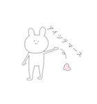 全てがゆるいうさぎ（個別スタンプ：14）