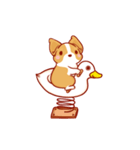 Corgi Dog Kaka - animated sticker vol. 2（個別スタンプ：15）
