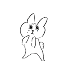自由なうさぎちゃんスタンプ（個別スタンプ：14）