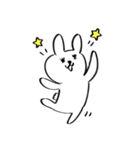 自由なうさぎちゃんスタンプ（個別スタンプ：17）