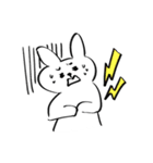 自由なうさぎちゃんスタンプ（個別スタンプ：20）