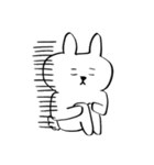 自由なうさぎちゃんスタンプ（個別スタンプ：35）