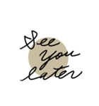 English word Sticker.（個別スタンプ：39）