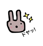 ゆるすぎうさぎ スタンプ（個別スタンプ：15）