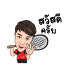 Bird badminton（個別スタンプ：1）