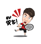 Bird badminton（個別スタンプ：13）