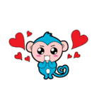 Little Monkey ＆ Angry Banana（個別スタンプ：9）
