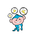 Little Monkey ＆ Angry Banana（個別スタンプ：10）