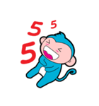 Little Monkey ＆ Angry Banana（個別スタンプ：13）