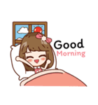 Pinky happy girl（個別スタンプ：3）