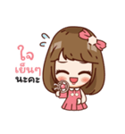 Pinky happy girl（個別スタンプ：30）