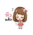 Pinky happy girl（個別スタンプ：36）