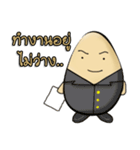 Funny and cute eggs.（個別スタンプ：8）