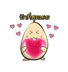 Funny and cute eggs.（個別スタンプ：32）