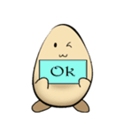 Funny and cute eggs.（個別スタンプ：37）