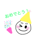 まゆ男くん2（個別スタンプ：7）
