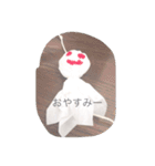 疲れ切った てるてる坊主（個別スタンプ：11）