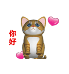 (In Chinene) CG Cat baby (2)（個別スタンプ：2）