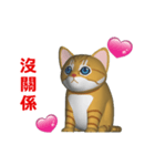 (In Chinene) CG Cat baby (2)（個別スタンプ：3）