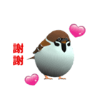 (In Chinene) CG Sparrow (1)（個別スタンプ：4）