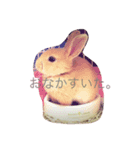 うさぎのつくし（個別スタンプ：1）