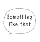 Bubble Conversation [English]（個別スタンプ：14）