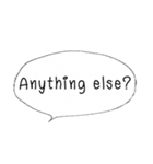 Bubble Conversation [English]（個別スタンプ：16）