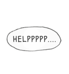 Bubble Conversation [English]（個別スタンプ：38）