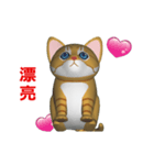 (In Chinene) CG Cat baby (1)（個別スタンプ：8）