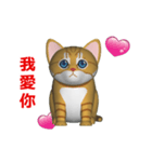 (In Chinene) CG Cat baby (1)（個別スタンプ：13）