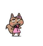 I'm a cute Squirrel（個別スタンプ：15）
