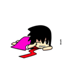 Young Anda red scarf and girlfriend（個別スタンプ：14）