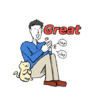 とにかく元気な田中【英語版】（個別スタンプ：12）