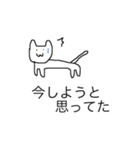 落書きねこの汎用スタンプ（個別スタンプ：1）