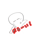 白い国の住民達スタンプ！！（個別スタンプ：14）