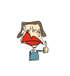 girl yoshiko（個別スタンプ：8）