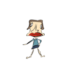 girl yoshiko（個別スタンプ：9）