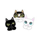 With three cats 2（個別スタンプ：31）