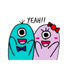 豆みたいなおばけ（個別スタンプ：4）