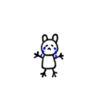 かわいい使えるふわふわ日常うさぎスタンプ（個別スタンプ：2）