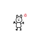 かわいい使えるふわふわ日常うさぎスタンプ（個別スタンプ：6）