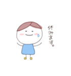 にこにこかわいいふわふわスタンプ（個別スタンプ：6）