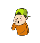 boy cap（個別スタンプ：21）